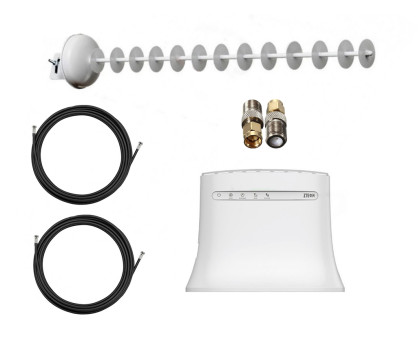  Комплект ZTE MF283 + Антенна 3G/4G 2x20dBi M..