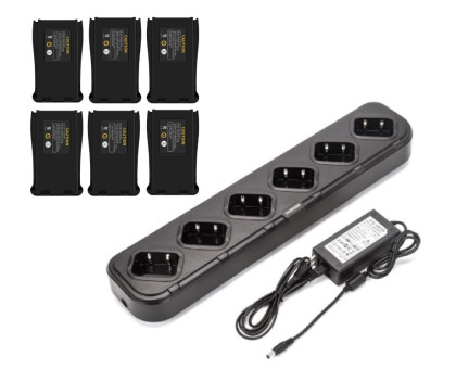 Зарядный комплект для 6 раций Baofeng BF-888S..