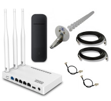  Huawei E3372h-153+Netis MW5230+Антенный комп..