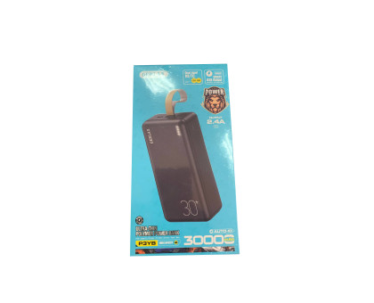 Повербанк Gerlax P3YB 30000 mAh, с быстрой зарядкой,  черный