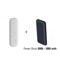 Комплект для интернета ZTE MF79u  + павербанк 5000 - 10000 mAh 