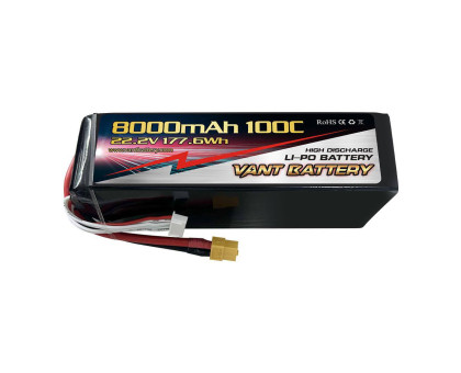  Аккумулятор Vant Battery Li-po 8000mAh 22.2V..