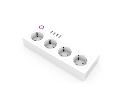  Умный сетевой фильтр 16A EUS01 Tuya Wi-Fi