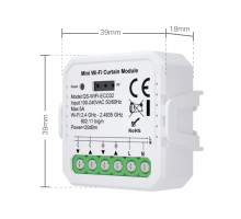  Умный выключатель (реле) для штор 1-канальны..