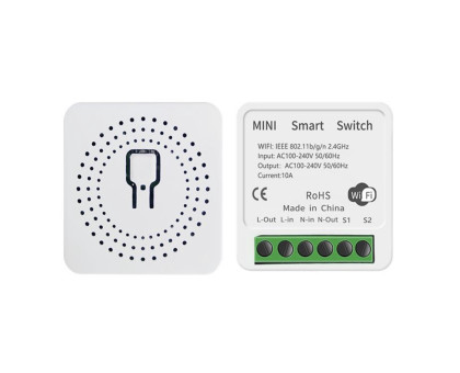  Умный выключатель (реле) 2-канальный Tuya Zigbee WL-TDZ02