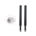 Комплект терминальных антенн для роутеров 6 дБ 800-2700 MHz SMA разъем Black, 2 шт