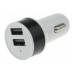   Автомобильное зарядное устройство 2USB 2A Black
