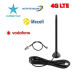  Антенна автомобильная CDMA GSM 4G LTE 5 dBi + адаптер для модема