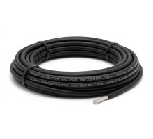 Силиконовый термостойкий кабель 12 AWG черный..
