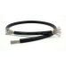 Силіконовий термостійкий кабель 16 AWG чорний, 1м